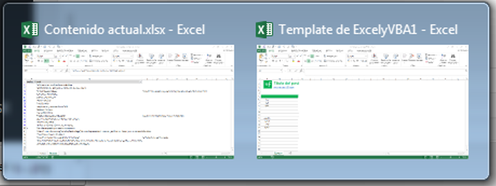 3 Cambiar entre libros de Excel diferentes