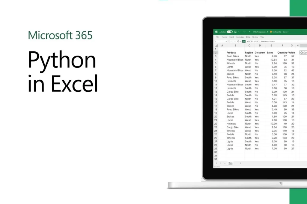 Microsoft 365: Python en Excel
